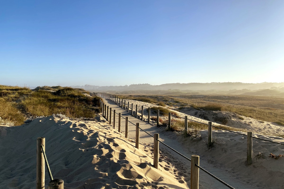 Promenade an den Dünen
